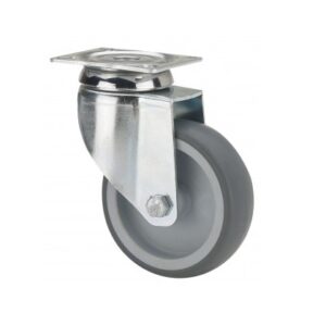 Rueda goma giratoria  Alex diametro 125 mm. modelo TW0070