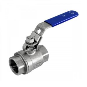 Valvula de esfera 2 piezas paso total a/inox. A-316 con rosca 1/4" PN-63 - Imagen 1
