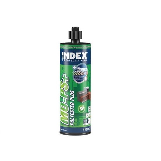 Anclaje quimico poliester Plus sin estireno Index 410 ml. MOPS410