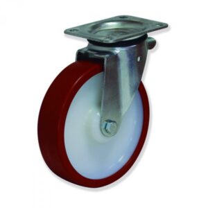 Rueda giratoria poliuretano Gayner diametro 150 mm. MPG5 150 NPB5 codigo 35-016/22
