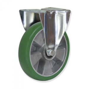 Rueda fija poliuretano Gayner diametro 160 mm. MPF5 160 AEBB5 codigo 35-025/4 - Imagen 1