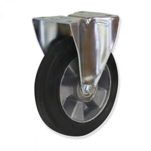 Rueda fija caucho Gayner diametro 200 mm. MPF5 200 ACB5 codigo 35-047/0