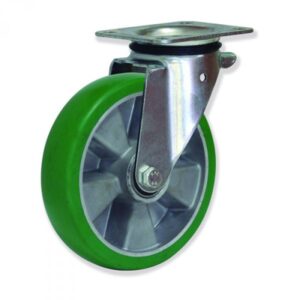 Rueda giratoria poliuretano Gayner diametro 200 mm. MPG5 200 AEBB5 codigo 35-048/18