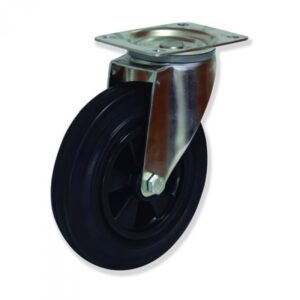 Rueda giratoria con freno nylon Gayner diametro 100 mm. MPG5 100 NYB6-FD codigo 35-000-FD