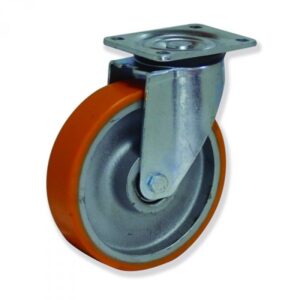 Rueda giratoria poliuretano Gayner diametro 125 mm. KPG5 125 HPB6 codigo 35-448