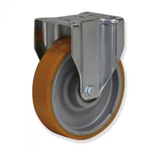 Rueda fija poliuretano Gayner diametro 200 mm. KPF5 200 HPB6 codigo 35-595