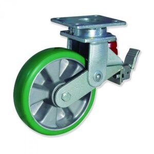 Rueda giratoria poliuretano Gayner diametro 200 mm. HAPG6 200 AEBB5-FS codigo 36-786-FS