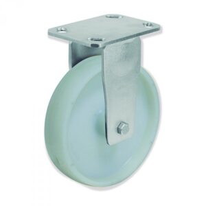 Rueda fija nylon Gayner diametro 200 mm. QPF6 200 NYB6 codigo 36-831