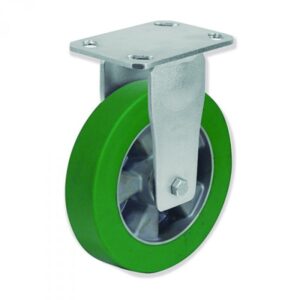 Rueda fija poliuretano Gayner diametro 160 mm. QPF6 160 AEB5 codigo 36-845/4 - Imagen 1