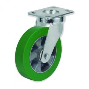 Rueda giratoria poliuretano Gayner diametro 200 mm. QPG6 200 AEB5 codigo 36-846