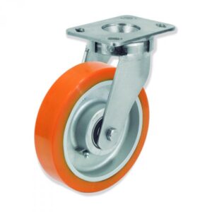 Rueda giratoria poliuretano Gayner diametro 200 mm. QPG6 200 HPB7 codigo 36-858