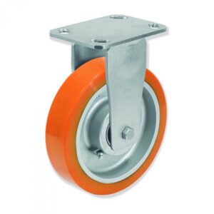 Rueda fija poliuretano Gayner diametro 250 mm. QPF6 250 HPB7 codigo 36-863