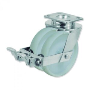 Rueda giratoria nylon Gayner diametro 100 mm. QDPG6 100 NYB6-FS codigo 36-922-FS - Imagen 1