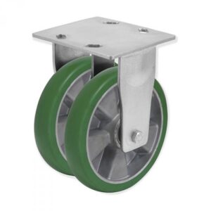 Rueda fija poliuretano Gayner diametro 160 mm. QDPF6 160 AEBB5 codigo 36-943