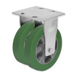 Rueda fija poliuretano Gayner diametro 160 mm. QDPF6 160 AEB5 codigo 36-945/4 - Imagen 1