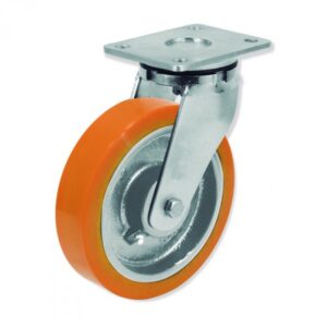 Rueda giratoria poliuretano Gayner diametro 250 mm. QPG7 250 HPB7 codigo 37-74