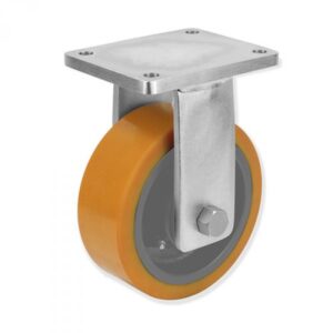 Rueda fija poliuretano Gayner diametro 250 mm. QPF8 250 HPB8 codigo 38-169