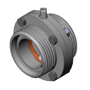 Valvula de mariposa A480 DIN macho-macho Inoxpa A-316L DN-65 FPM FDA sin maneta - Imagen 2