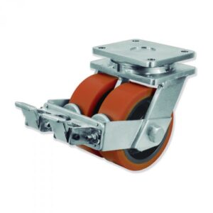 Rueda giratoria vulkollan Gayner diametro 200 mm. UDPG8 200 HVB8-FS codigo 38-512-FS