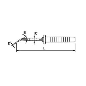Alicate telefonista boca curva Ega Master 200 mm. Titacrom® Bimat 1000 V. codigo 76594 - Imagen 3