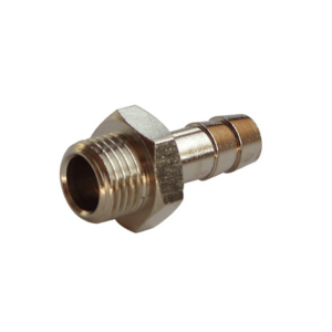 Racor macho con espiga laton niquelado rosca D-16x1/2"