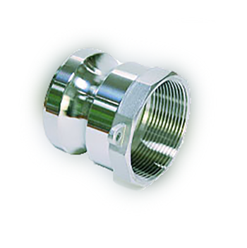 Acoplamiento macho Kamlok tipo A aluminio rosca hembra 8"