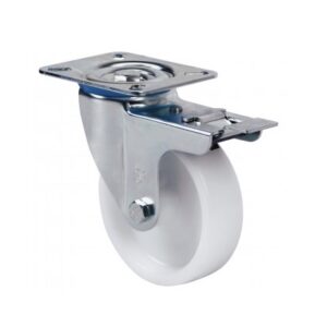 Rueda poliamix giratoria con freno Alex diametro 125 mm. modelo 2-4920