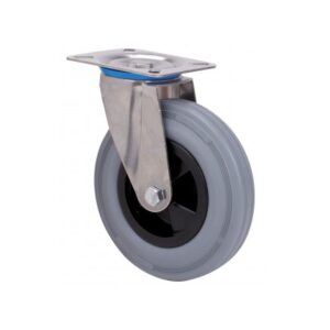 Rueda goma giratoria  Alex diametro 200 mm. modelo 2-4758