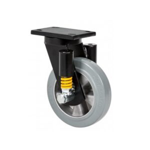 Rueda goma giratoria  Alex diametro 200 mm. modelo 2-4409