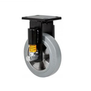 Rueda goma fija  Alex diametro 200 mm. modelo 2-4410