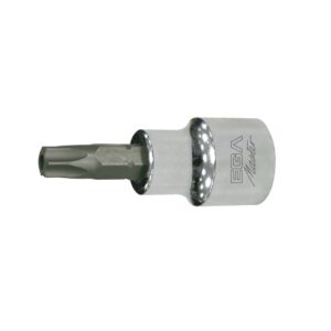 Punta atornilladora con vaso Ega Master 1/4" tamper torx TT-40 codigo 53011