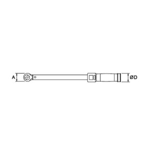 Llave dinamometrica reversible Ega Master 1" 200-1000 Nm (150-750 Lb.ft) codigo 62976 - Imagen 3