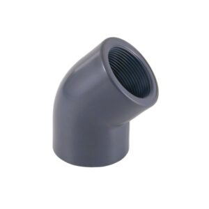Codo 45º PVC encolar D-200 mm. PN-16