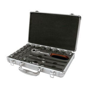 Juego de llaves de vaso 3/8" 25 ud. Ega Master 8-19 mm. - crow foot 10-19 mm. 12 cantos codigo 58707