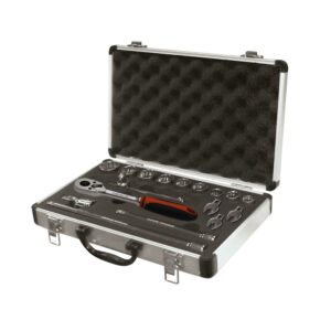 Juego de llaves de vaso 1/2" 18 ud. Ega Master 5/16"-15/16" 6 cantos codigo 58715