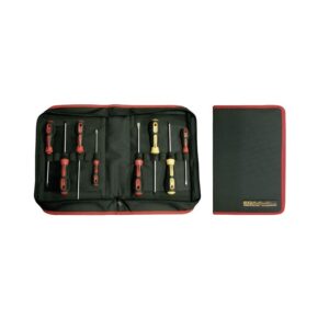 Juego de destornilladores Mastertork 8 ud. Ega Master (mecan.-electr.-Ph-Pz) en estuche de tela codigo 68489