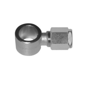 RACOR ORIENTABLE SIMPLE LATON NIQUELADO CON BICONO