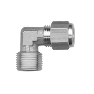 Codo macho con bicono laton niquelado D-10 3/8"