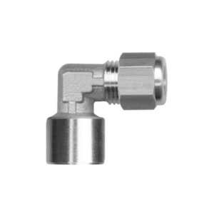 Codo hembra con bicono laton niquelado D-8 1/4"