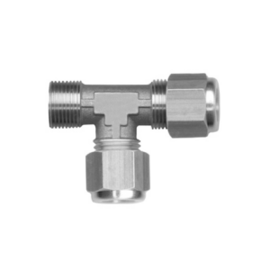 Te macho lateral con bicono laton niquelado D-10 3/8"