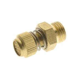 Silenciador bronce regulador escape rosca 1/4" SRE 02