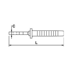 Alicate universal Ega Master 200 mm. pulido Bimat codigo 62452 - Imagen 3