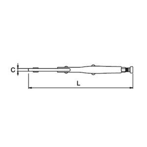 Tenaza grip con mordazas en "C" basculantes Ega Master 18" codigo 62491 - Imagen 3