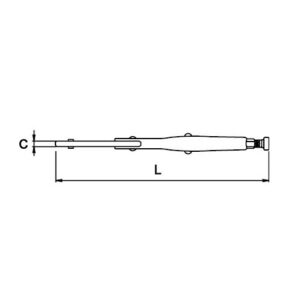 Tenaza grip con mordazas en "C" Ega Master 11"  codigo 62492 - Imagen 3