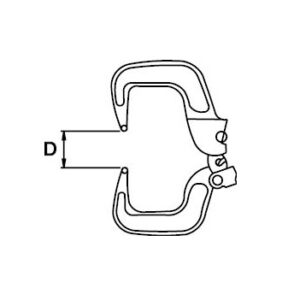 Tenaza grip con mordazas en "C" Ega Master 11"  codigo 62492 - Imagen 4