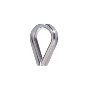 Guardacabos acero cincado DIN-6899/A Uniq cable 4 mm.