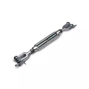 Tensor abierto horquilla-horquilla acero cincado Uniq DIN-1480 M-8