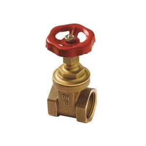Valvula de compuerta bronce con rosca 2-1/2" cierre metal PN-16 - Imagen 1