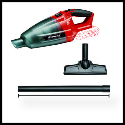 Einhell Power X-Change 18V Aspirador de mano de batería TE-VC 18 Li-Solo  (18 V, Sin batería)