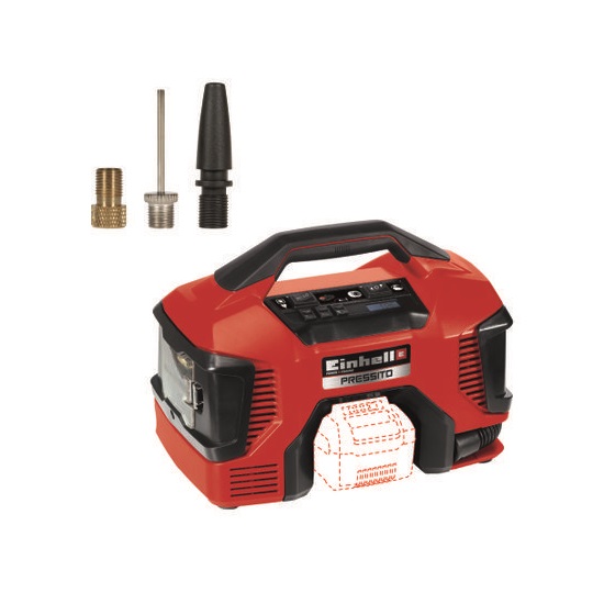 Compresor de aire Einhell PRESSITO 18 V. articulo 4020460 - Corefluid